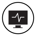 ECG monitor icon