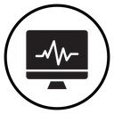 ECG monitor icon