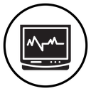 ECG monitor icon