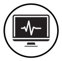ECG monitor icon