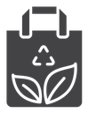 Eco bag icon