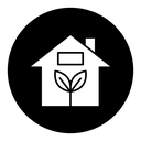 Eco house icon