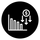 Economy crisis icon