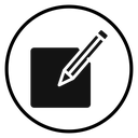 Edit Image Black Filled icon