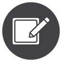 Edit Black Filled icon