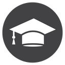 Education Black Filled icon