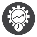 Efficiency Black Filled icon