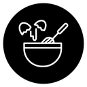 Egg beating icon