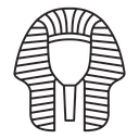 Egyptian pharaoh icon