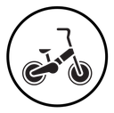 Electric bike icon