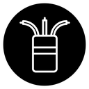 Electric cable icon