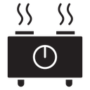 Electric hot plate icon