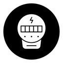 Electric meter icon