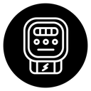 Electric meter icon