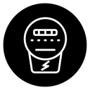 Electric meter icon