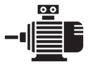 Electric motor icon