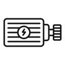 Electric motor icon