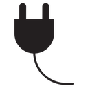Electric plug icon