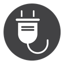 Electrical plug icon