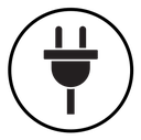Electrical plug icon