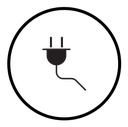 Electrical plug icon