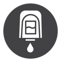 Electrical soap box Black Filled icon