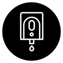 Electrical soap box icon