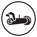 Elliptical bike icon