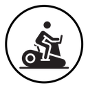Elliptical bike icon
