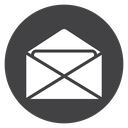 Email Black Filled icon