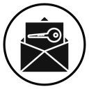Email security key icon