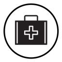 Emergency kit icon