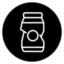 Empty can soda icon