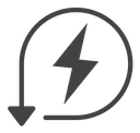 Energy reduction icon