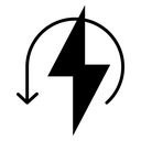 Energy reduction icon