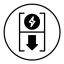 Energy reduction icon