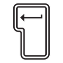 Enter keyboard key icon