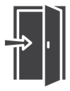 Entrance door icon