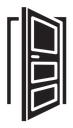 Entrance door icon