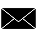 Envelope Black Filled icon