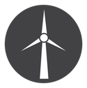 Eolic energy icon