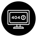 Error 404 page icon