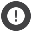 Error Black Filled icon