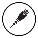 Ethernet cable plug icon