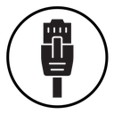 Ethernet cable plug icon