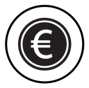 Euro sign icon