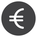 Euro Black Filled icon