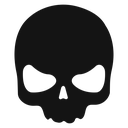 Evil skull icon