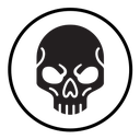 Evil skull icon