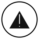 Exclamation danger icon